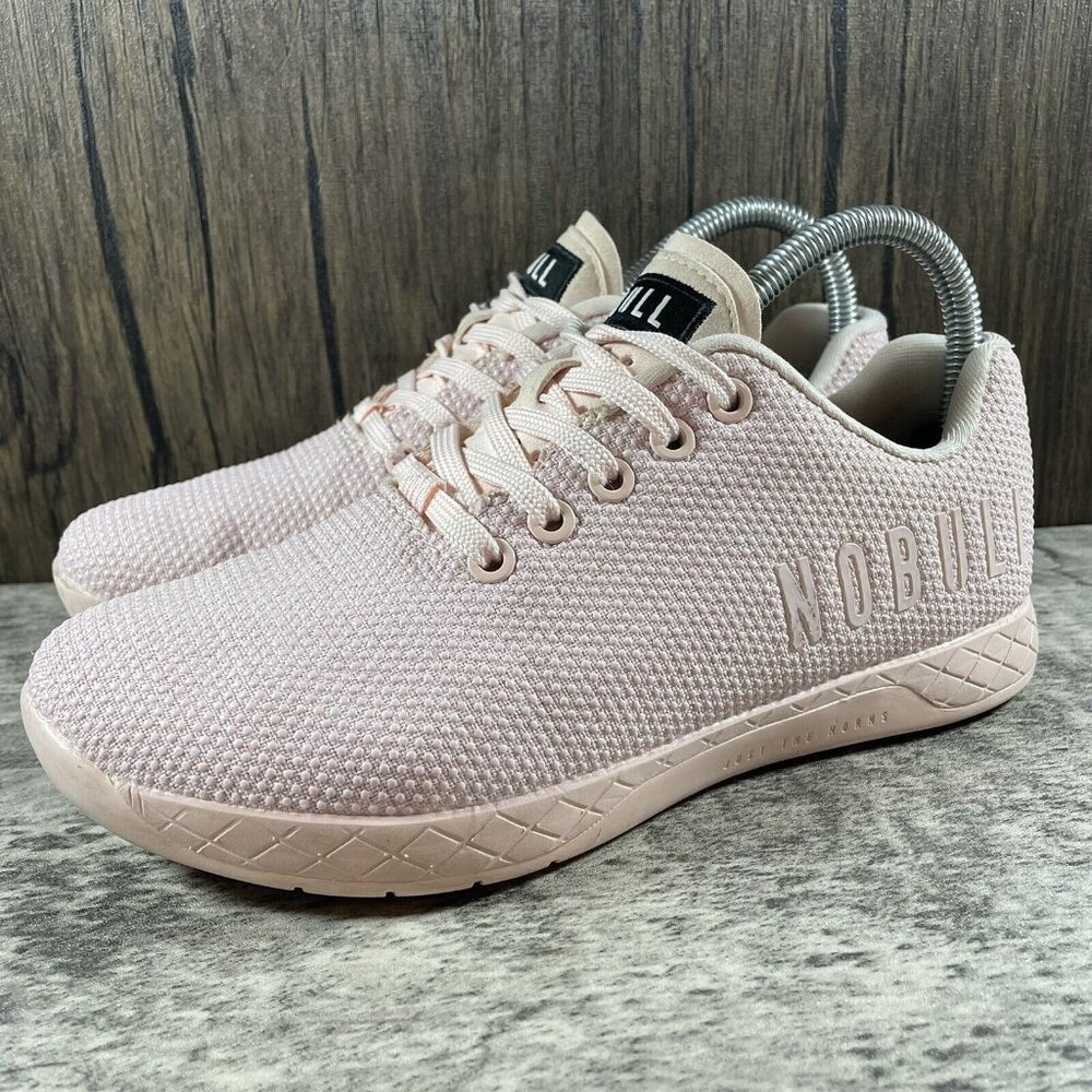 Nobull Pink Superfabric Size 7 Training Lifting C… - image 2